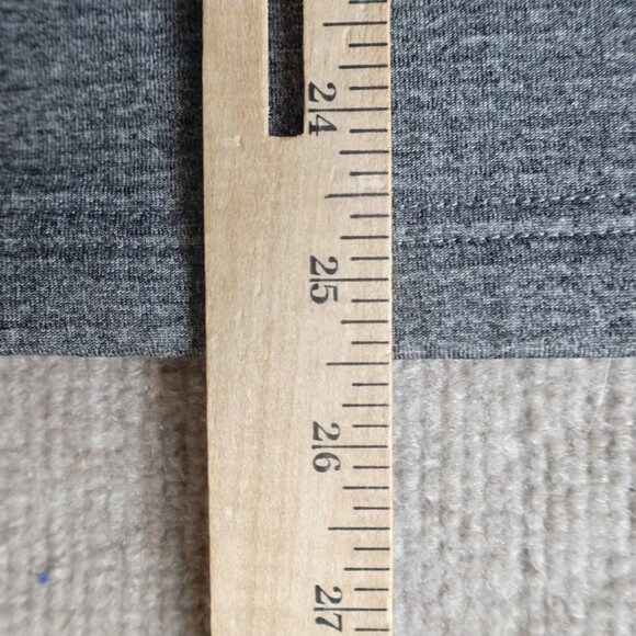 01 Algo Sweater Small Gray 1/4 Zip Waffle Thermal Pullover - Picture 4 of 5